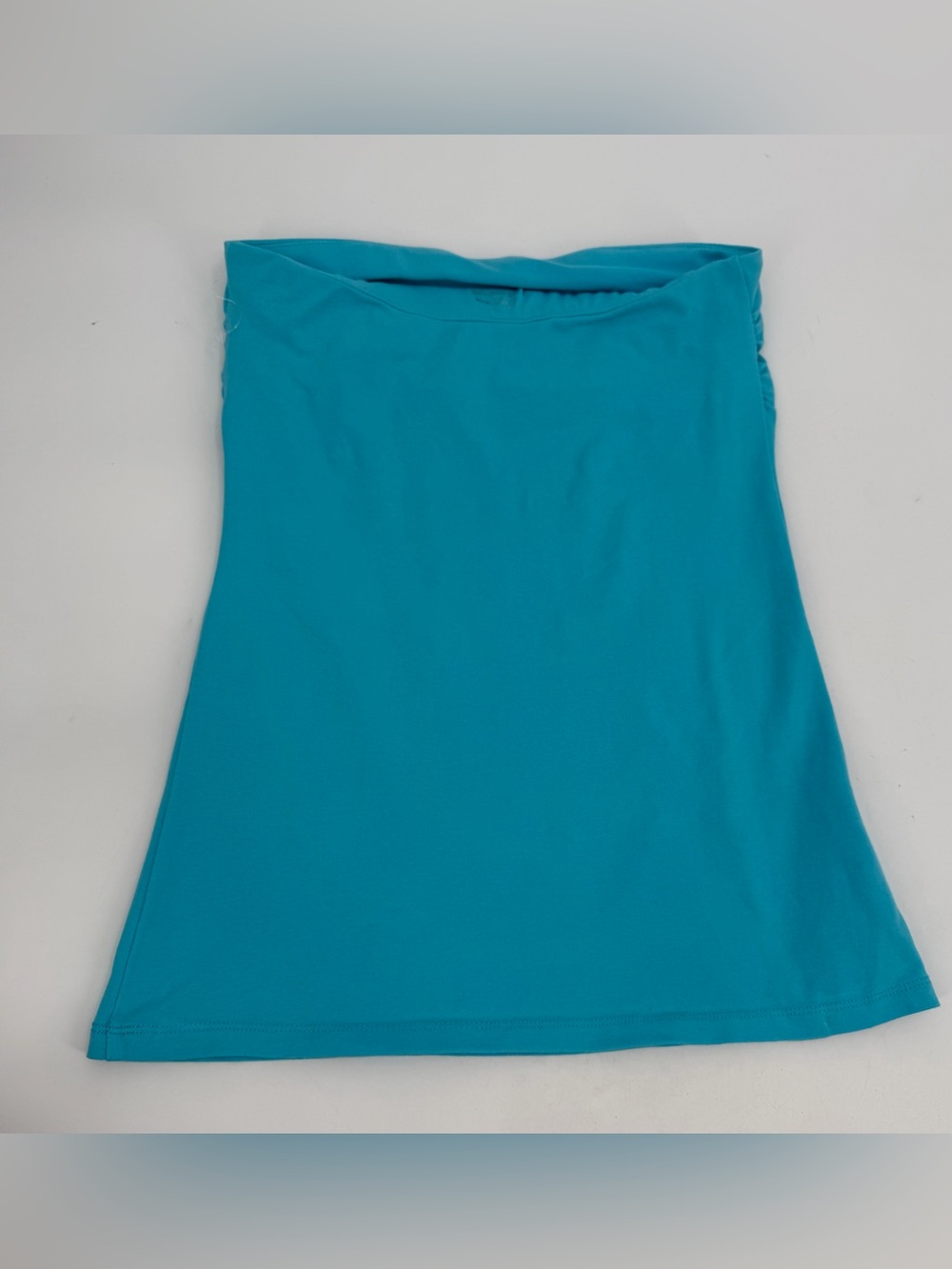 Express Tube Top Women’s XS Bright Blue Strapless Sexy Basic Tube Tee Y2K 2000s - Picture 10 of 10